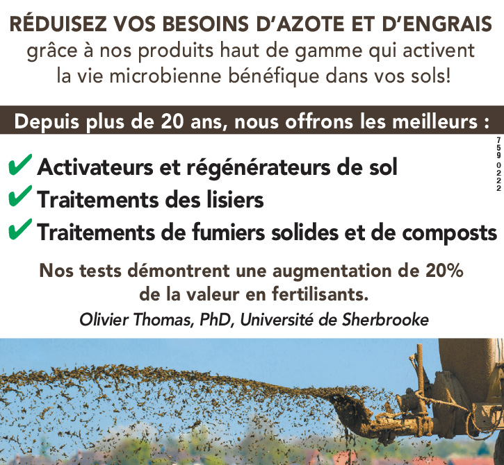  RÉDUISEZ VOS BESOINS D’AZOTE ET D’ENGRAIS