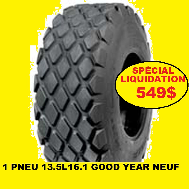 Pneus  PNEU 13.5L16.1 GOOD YEAR 13.5-16.1 NEUF R3