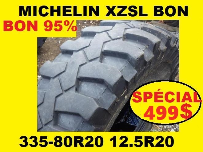 Tires  PNEU 335-80R20 COMME NEUF 12.5R20 MICHELIN 12.5-20