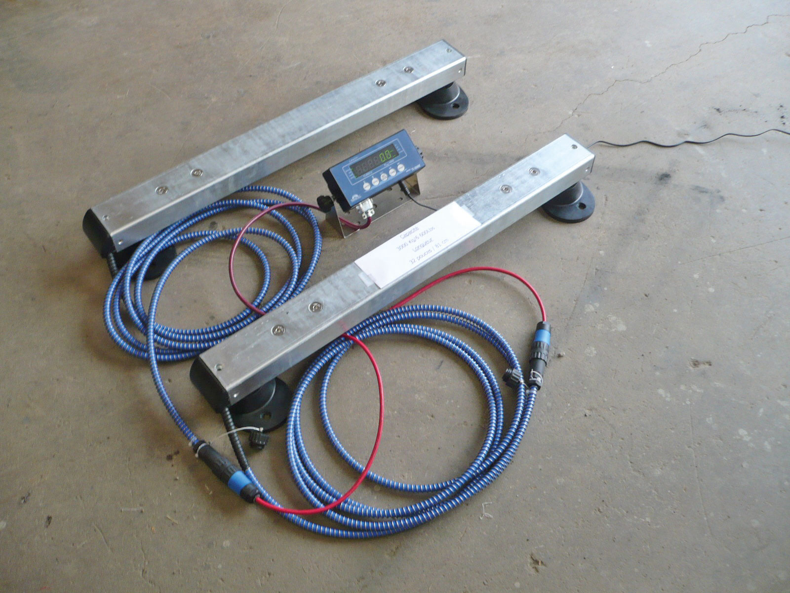 Balance  Barres de pesées.