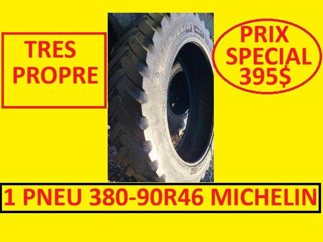 Pneus  PNEU 380-90R46 MICHELIN SPRAYBIB USAGE BON 15%