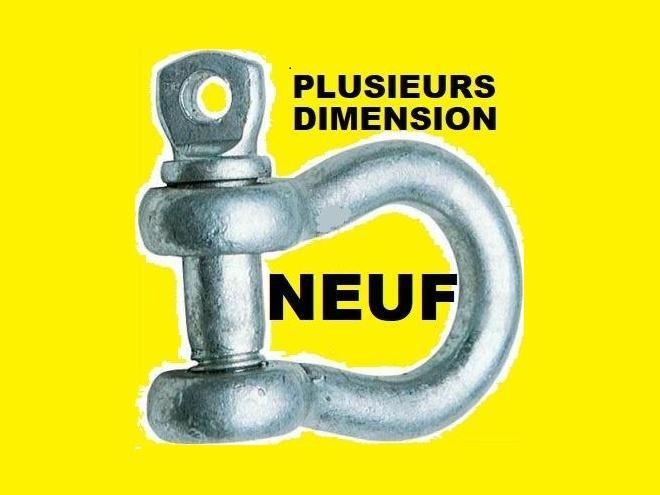 MANILLE (SHACKLE) A CHAINE NEUF ET USAGÉ