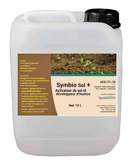   Activateur de sol et développeur d'hummus Symbio Sol +