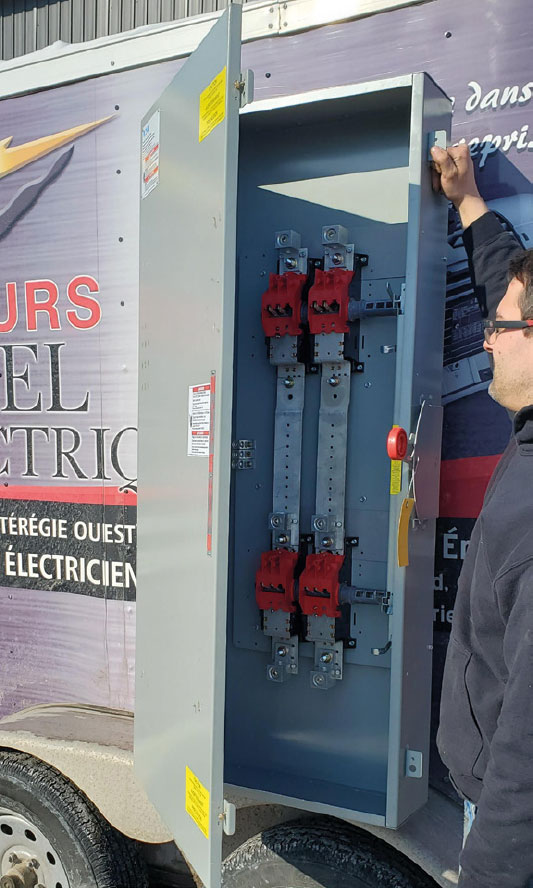   Transfert Switch manuel 400 Ampères 