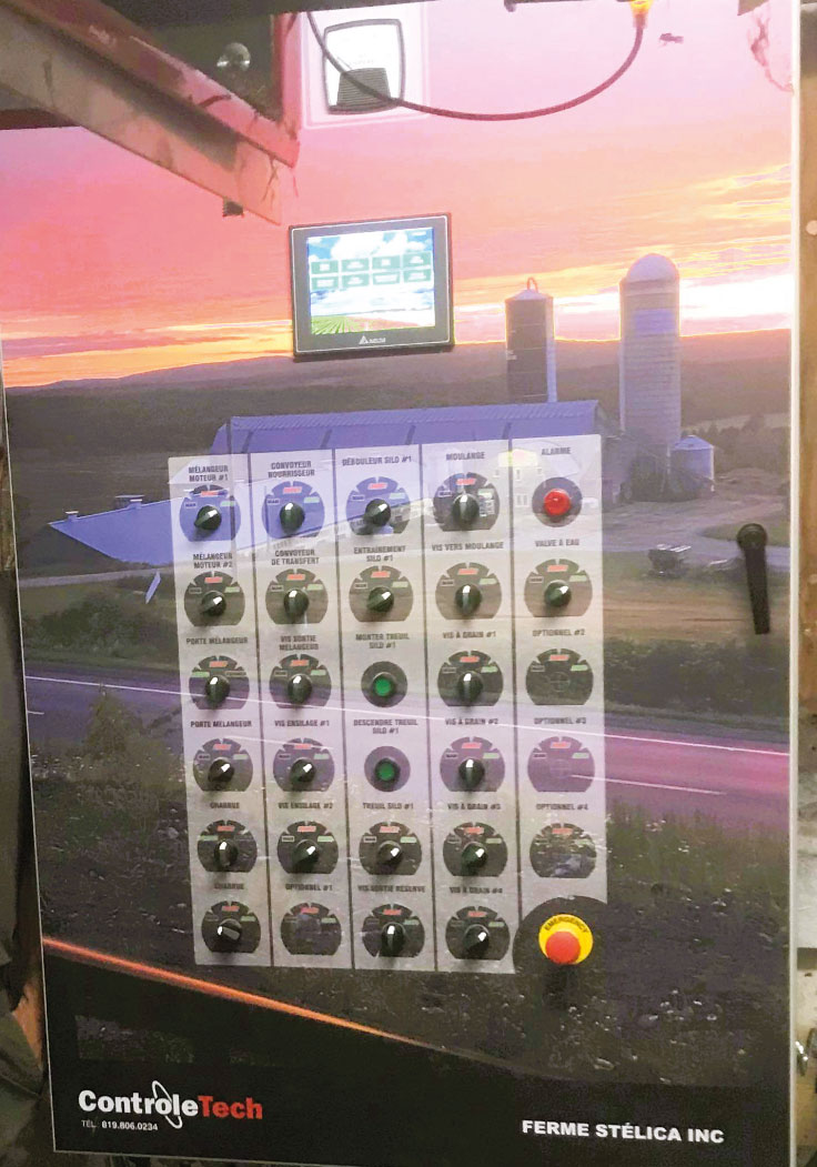 Panneau de contrôle  Controle Tech