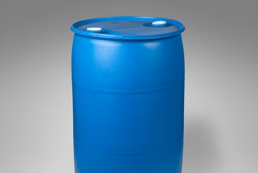 Barrel  Plastique HDPE 55 gallons bleu / plastic drum HDPE 55g blue