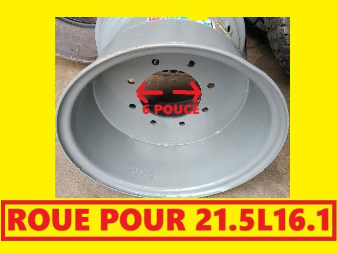 Jantes  ROUE 16.1 POUR PNEU 21.5L16.1 USAGÉ WAGON AGRICOLE