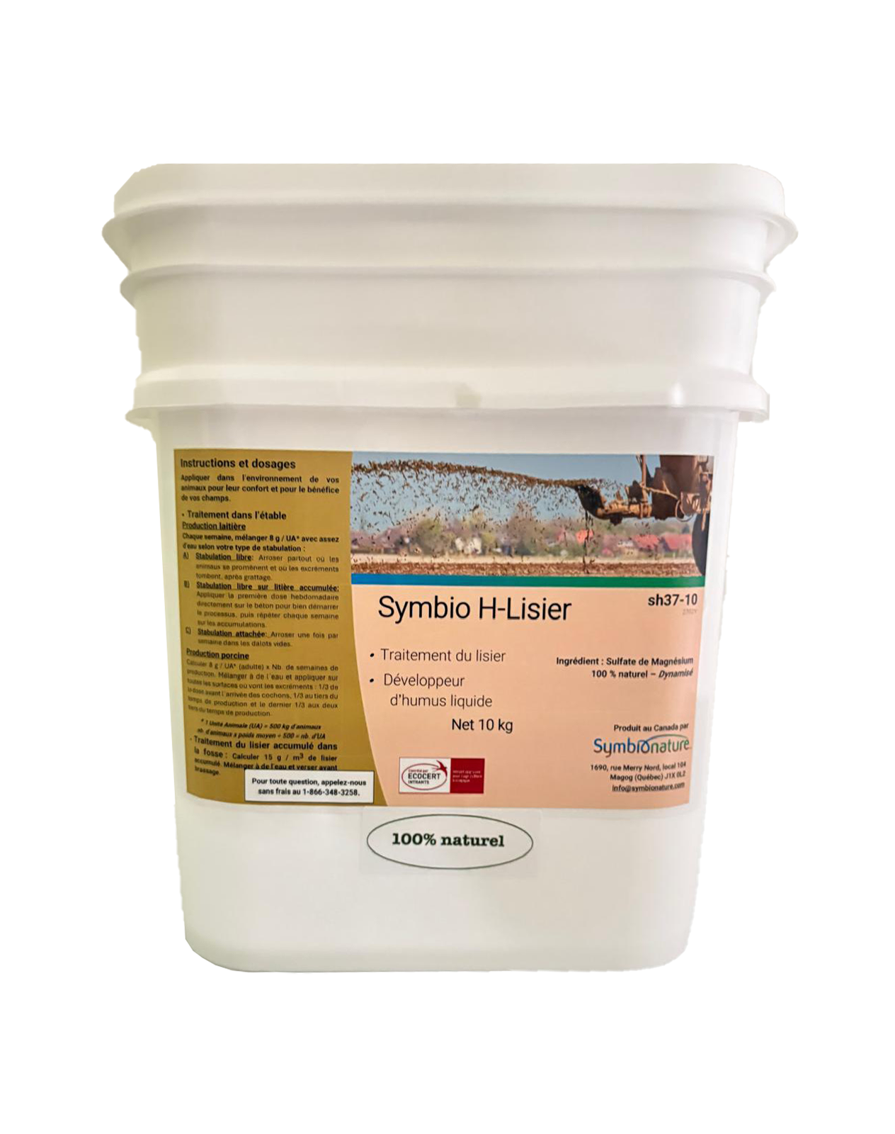   Traitement de lisier Symbio-H Lisier