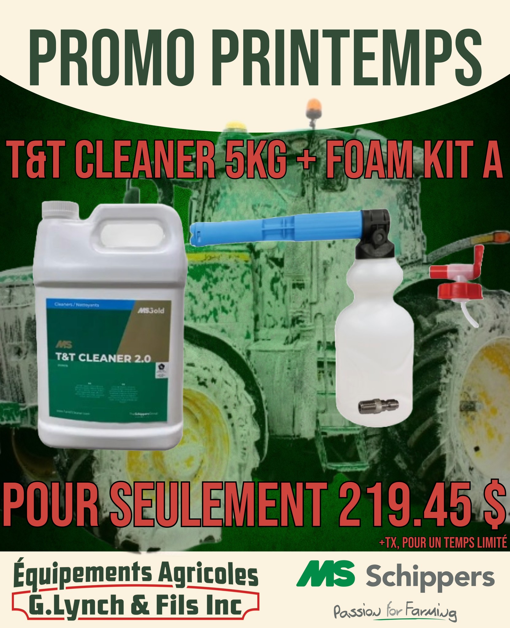   T&T Cleaner + foam kit A