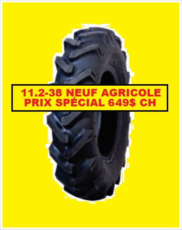 Tires  PNEU 11.2-38 (280-85R38) 11.2R38 NEUF