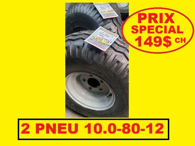   PNEU 10.0-80-12 NEUF GOOD YEAR