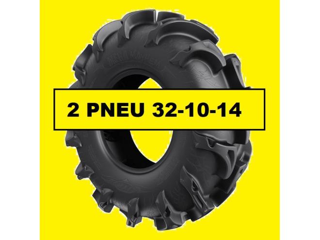 Pneus  2 PNEU 32-10-14 NEUF 32-10.00-14 Mammoth Mayhem 32-10R14
