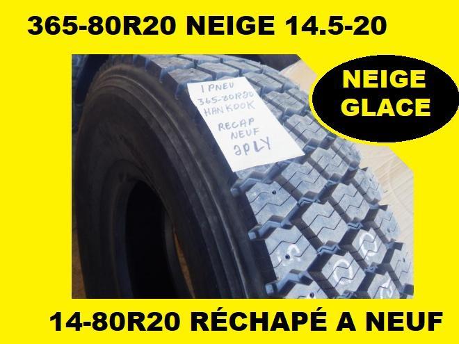 Pneus  PNEU 365-80R20 NEIGE 14.5R20 /// 14.5-20 RADIAL 14-80R20 /// 14.5-20 /// 360-80R20 CHARGEUR SUR ROUE , CHARIOT ÉLÉVATEUR F20