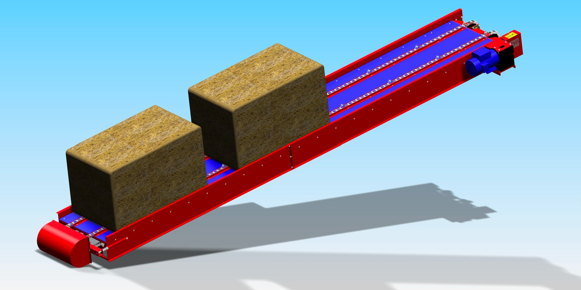 Convoyeur  Convoyeur à grosses balles JSB 