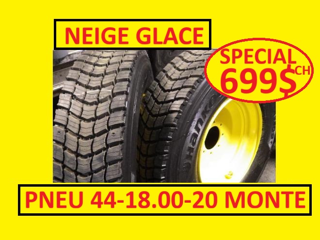 Pneus  PNEU 44-18.00-20 A NEIGE GLACE  44-1800-20 SNOW+