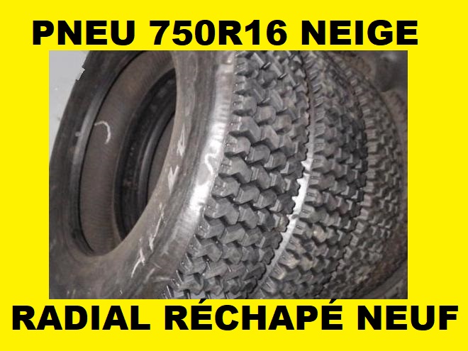 Tires  PNEU 750R16 A NEIGE TRACTEUR 750-16