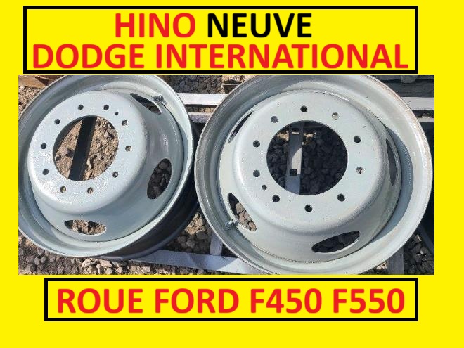 Jantes  ROUE 19.5 FORD F450 OU F550 225-70R19.5 OU 245-70R19.5 INTERNATIONAL HINO