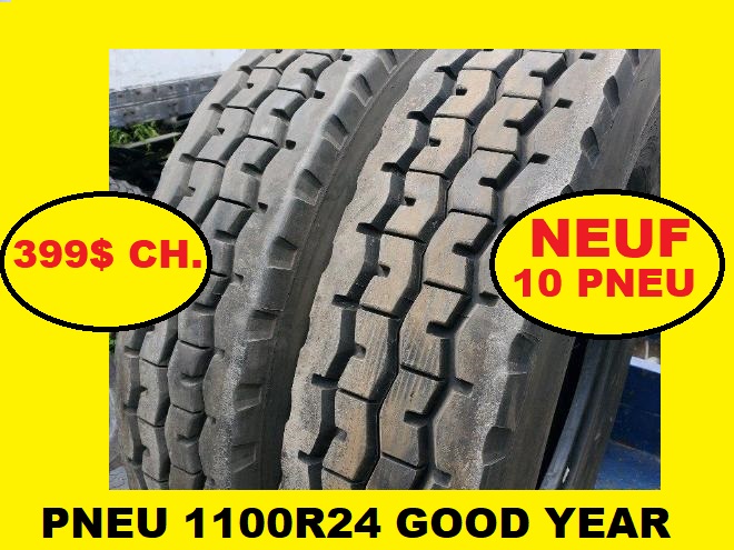 Pneus  PNEU 1100R24 GOOD YEAR NEUF  PAS RÉCHAPÉ  1100-24