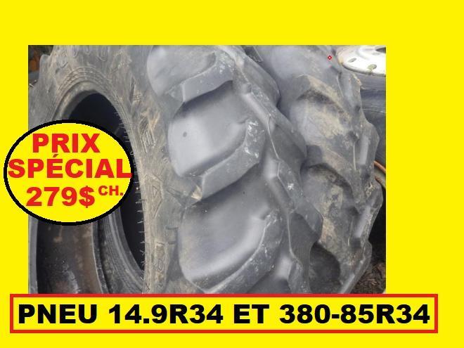Pneus  PNEU 14.9R34 GOOD YEAR 380-85R34  RADIAL USAGÉ 14.9-34