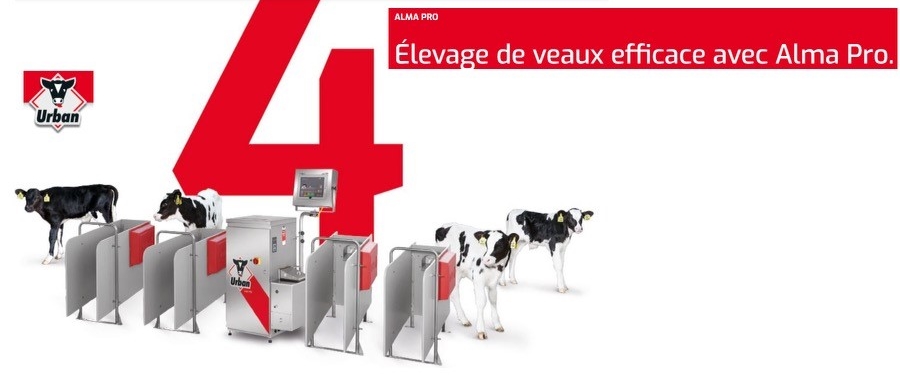   Louve à veaux Urban, pour lespetits et grands troupeaux