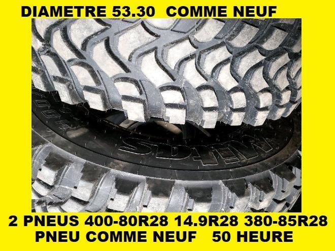 Pneus  14.9R28 MITAS  400-80R28  NEIGE  