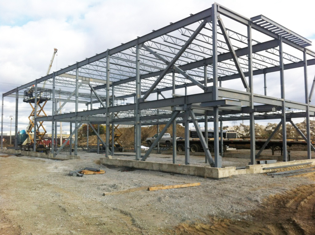 Construction de fondations, coffrages